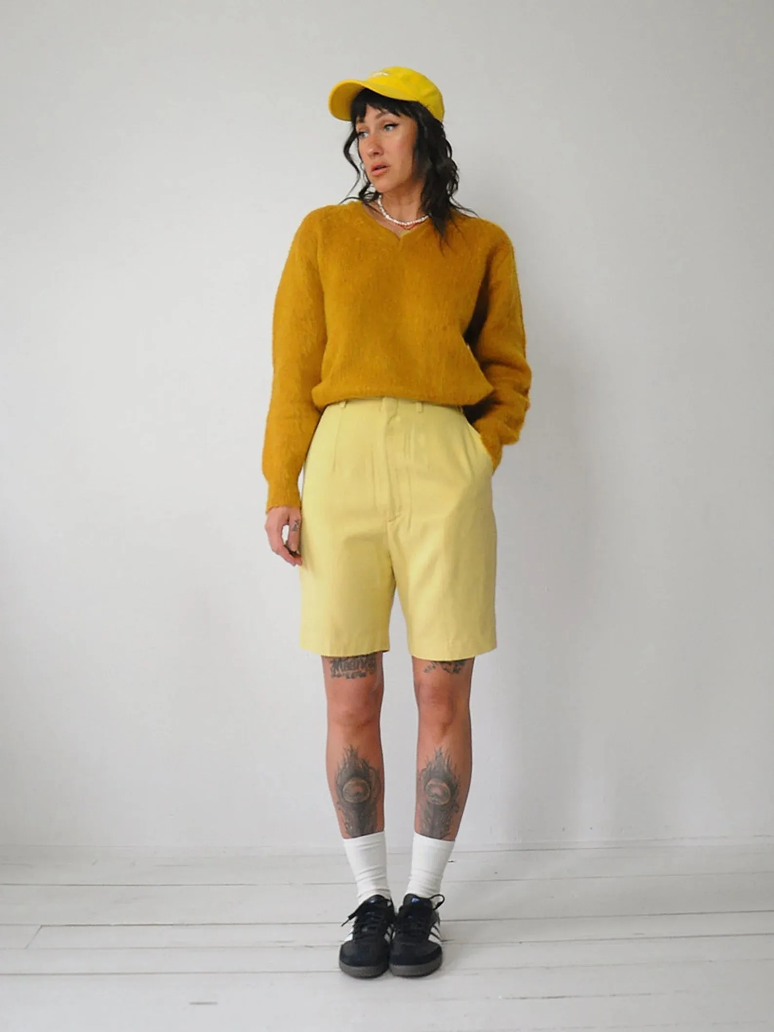 1960's Ochre Mohair Sweater