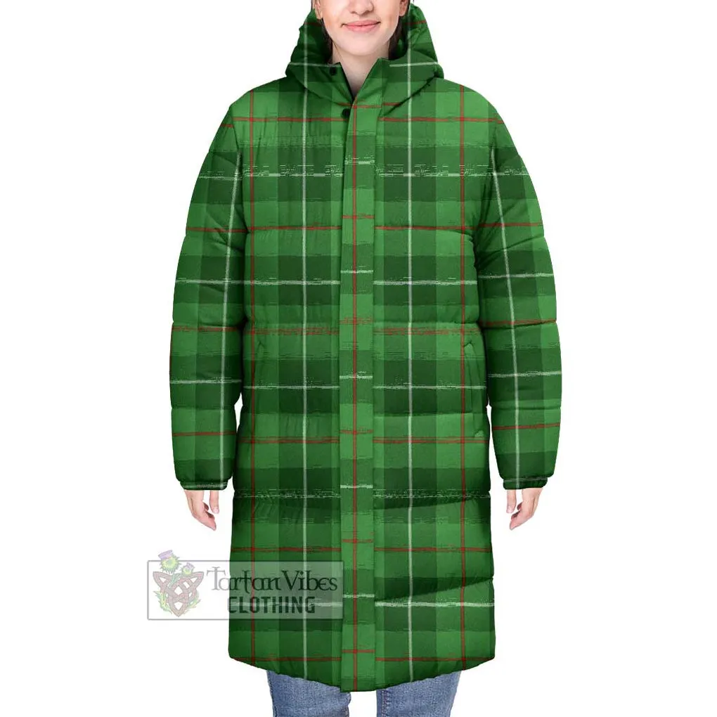 Boyle Tartan Long Down Jacket