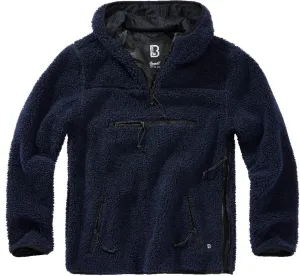 Brandit Teddyfleece Worker Pullover, navy blue