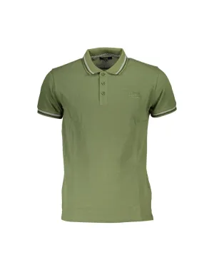 Cavalli Class  Mens Classic Polo Shirt - Green