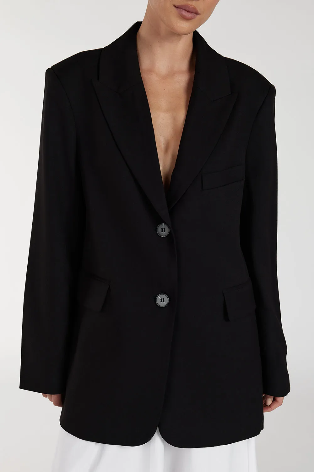 HARLEY BLACK OVERSIZED BOYFRIEND BLAZER
