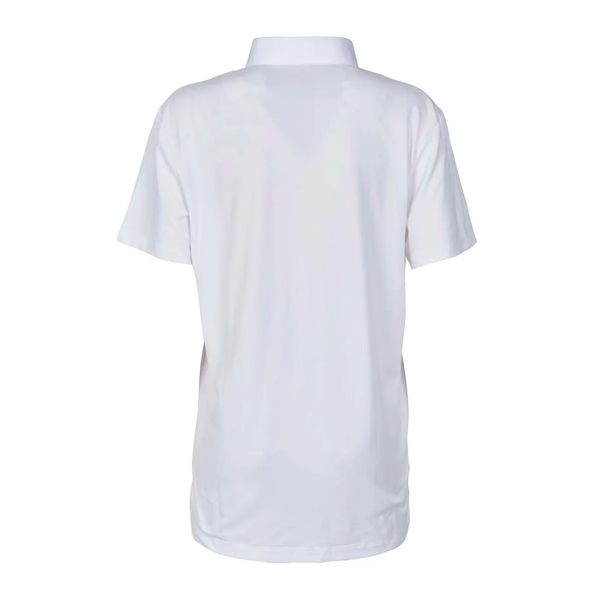HORSE RIDING POLO SHIRT FOR MAN WITH CLASSIC COLLAR COL. WHITE