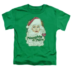 I Love Lucy Santa Toddler Kids Youth T Shirt Kelly Green