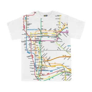 Kids White Map Tee
