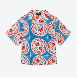Lowie Lyocell Plate Print Shirt
