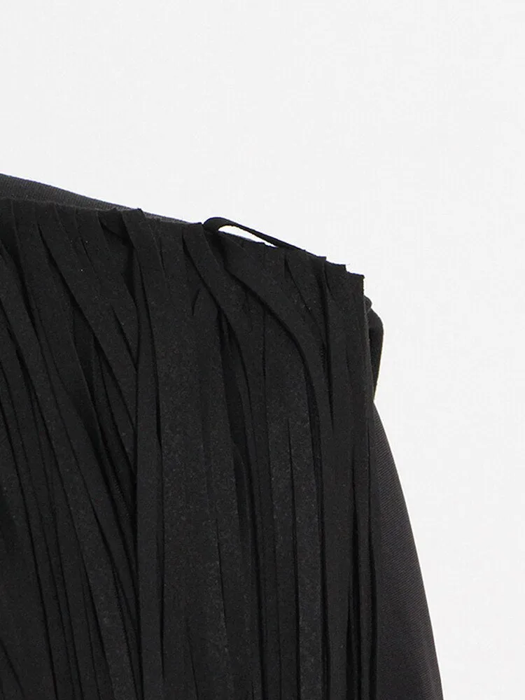 Pre Order:  Black Tassel Blazer