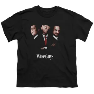 Three Stooges Wiseguys Kids Youth T Shirt Black