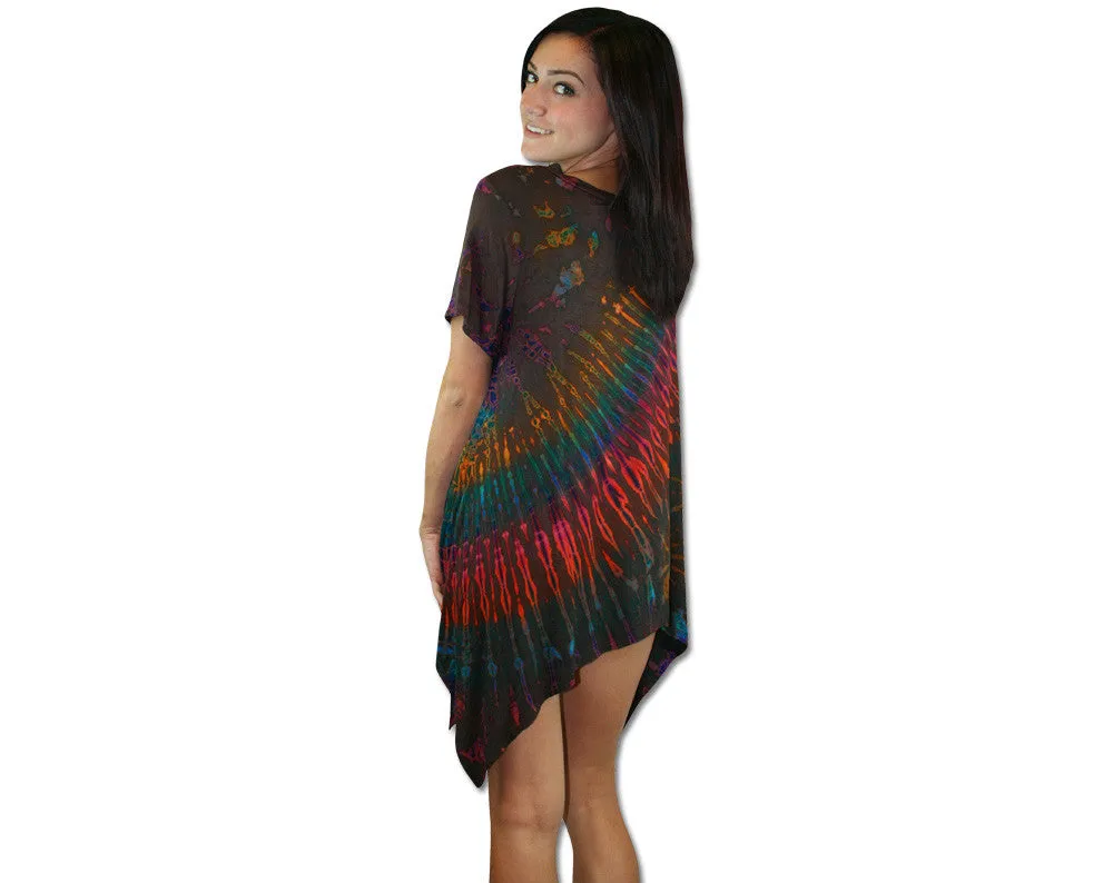 Wholesale Tie Dye Short Sleeve Dress