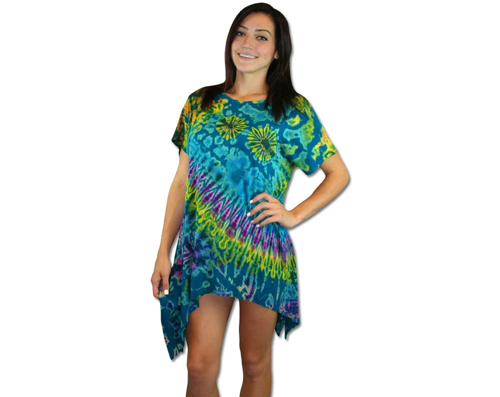 Wholesale Tie Dye Short Sleeve Dress