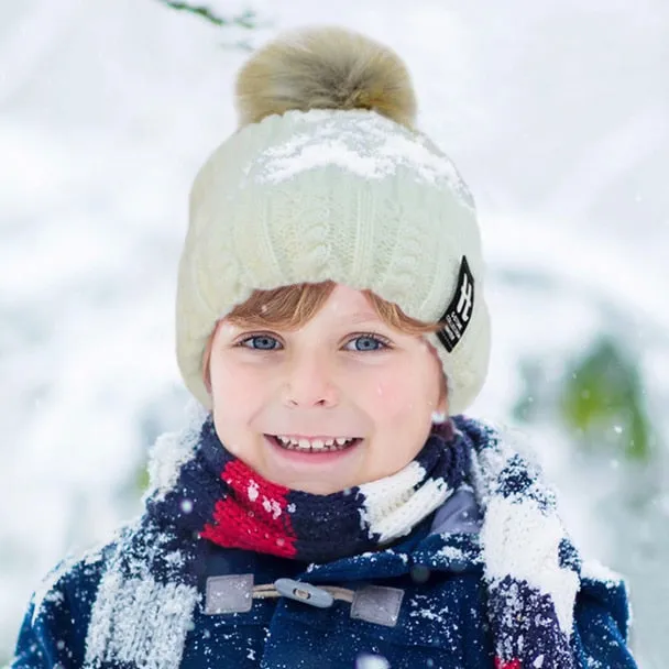 Cozy Winter Wool Beanie - H G-Stone Collection for Women & Kids | Warm Knit Caps