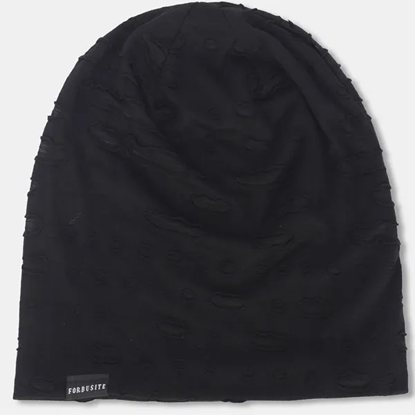 Women Distressed and Lightweight Beanie Hat B401