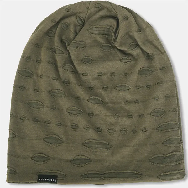 Women Distressed and Lightweight Beanie Hat B401