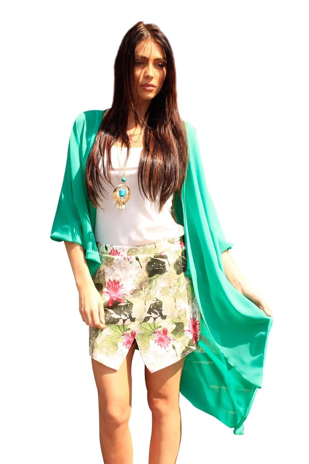 Women Open Front Long Sleeve Cardigan