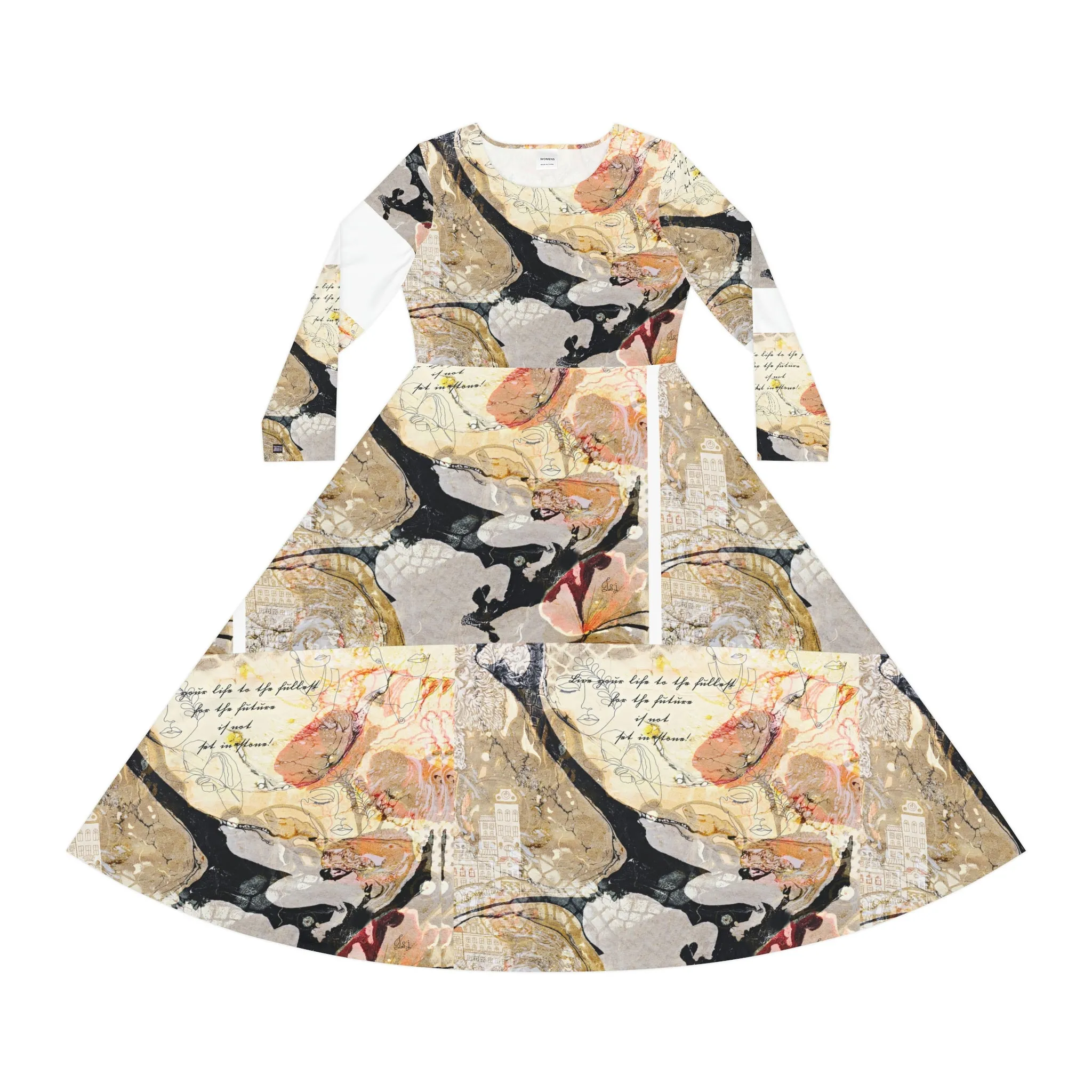Women's Long Sleeve Dance Dress QUINN