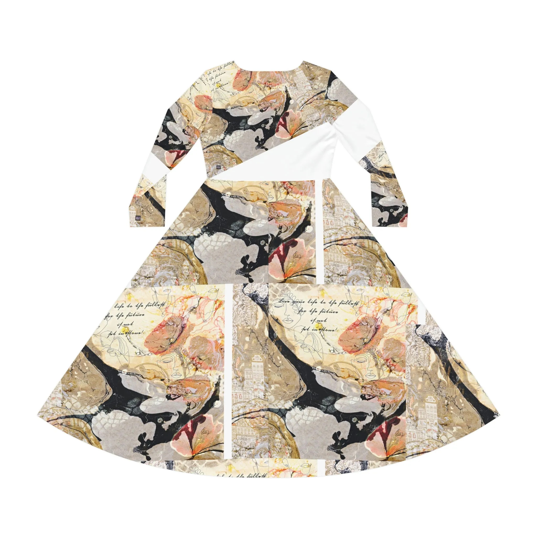 Women's Long Sleeve Dance Dress QUINN