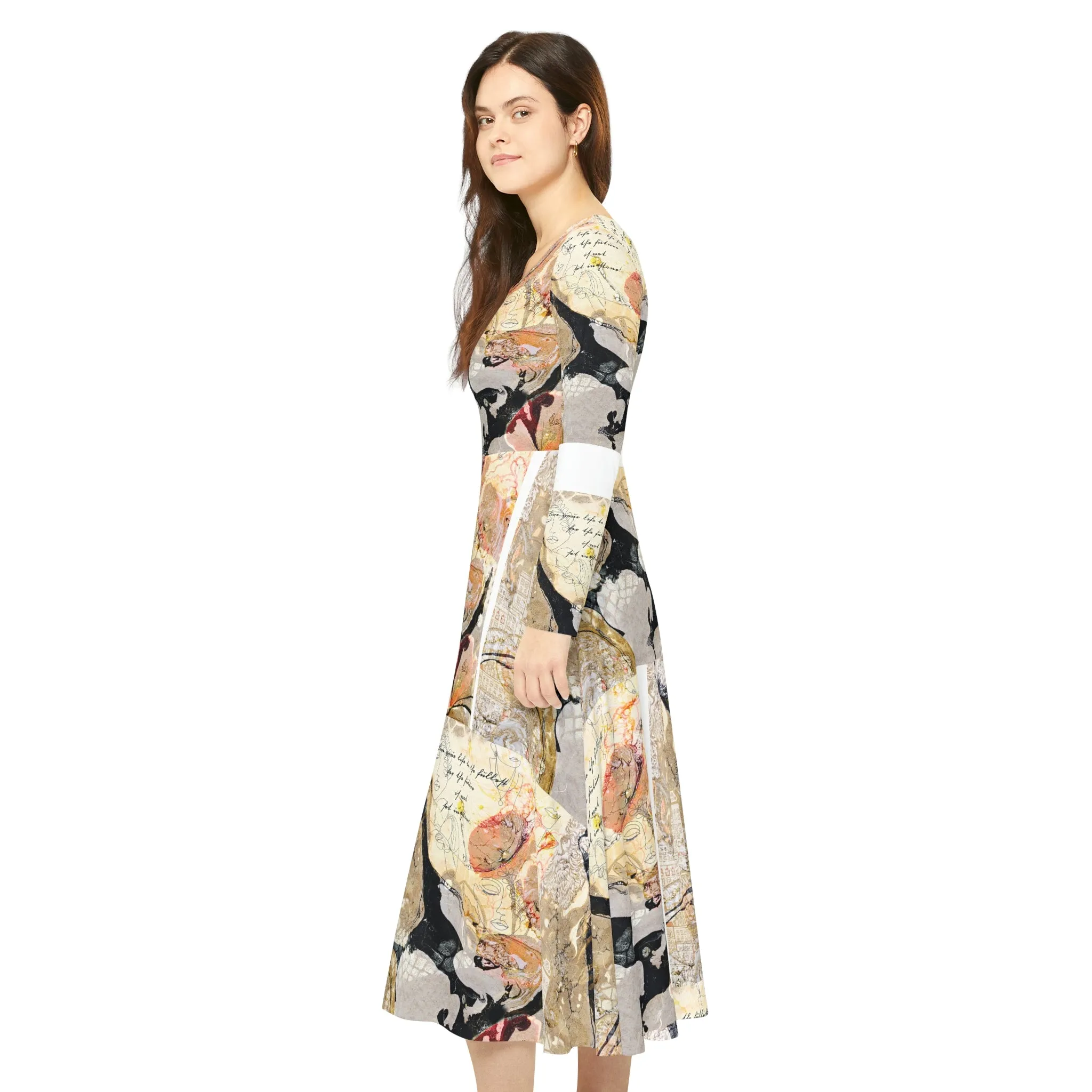 Women's Long Sleeve Dance Dress QUINN