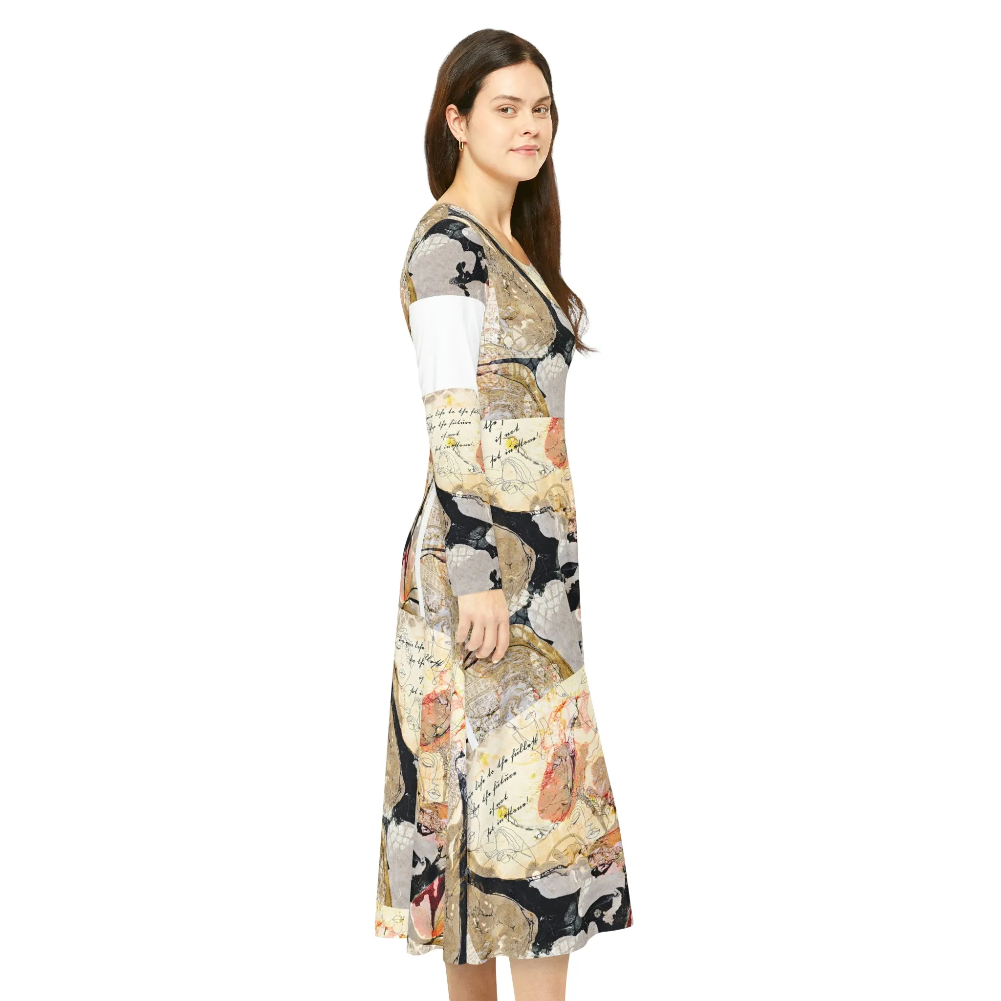 Women's Long Sleeve Dance Dress QUINN