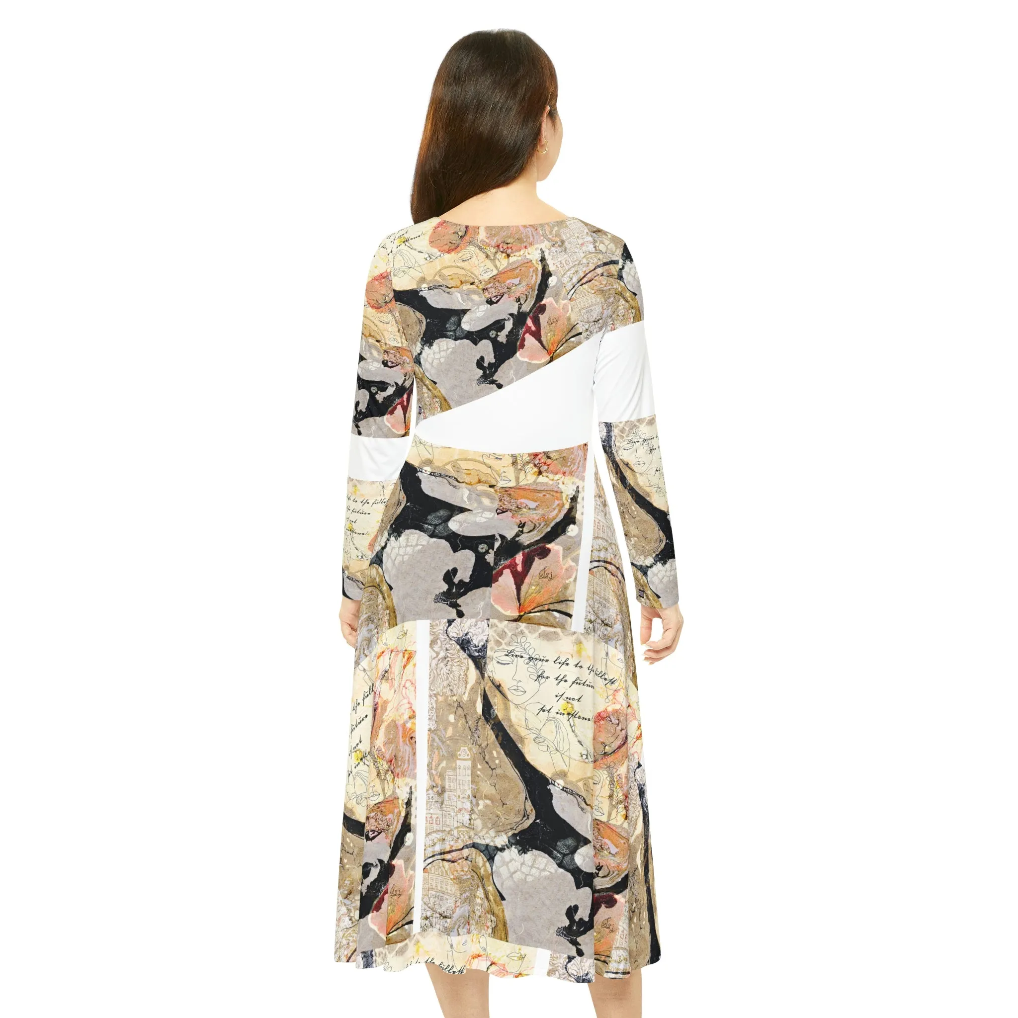 Women's Long Sleeve Dance Dress QUINN
